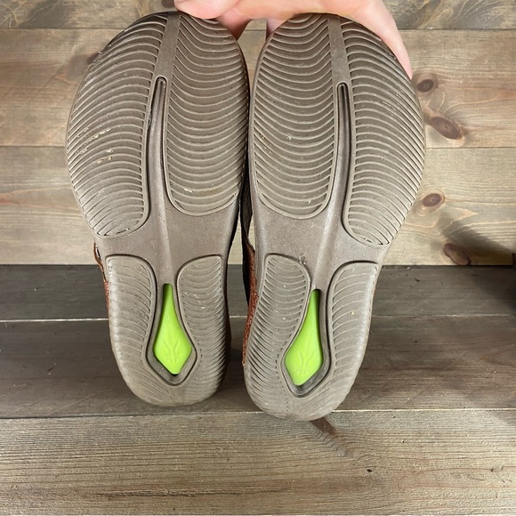 Kuru kala Mens size 8 sandals brown slip on comfort thong flip flop shoes - Picture 7 of 8